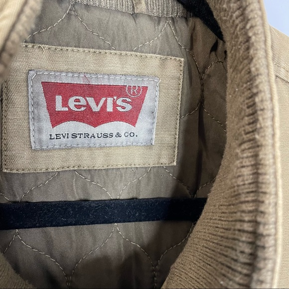 Levi's Trucker Field Utility Army Quilted Men’s Coat Jacket - Picture 10 of 11